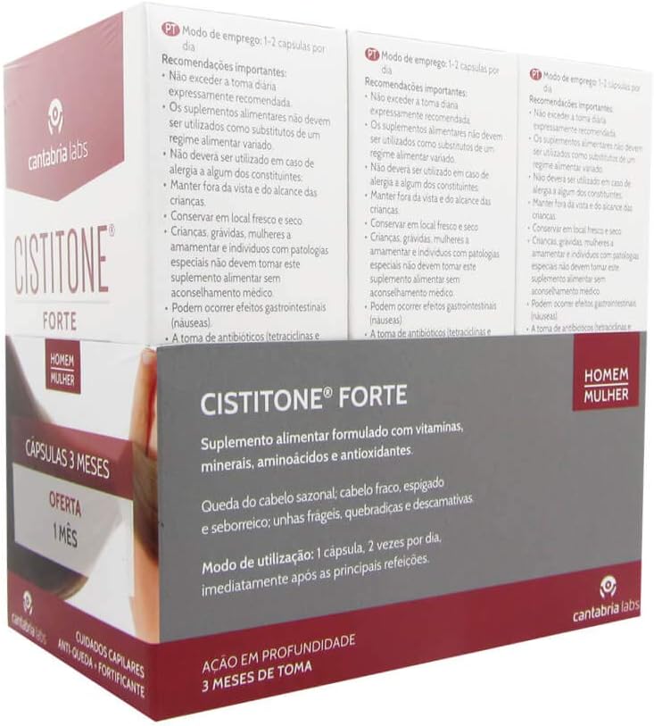 Cistitone Strong Pack Hair And Nails 3X60Caps