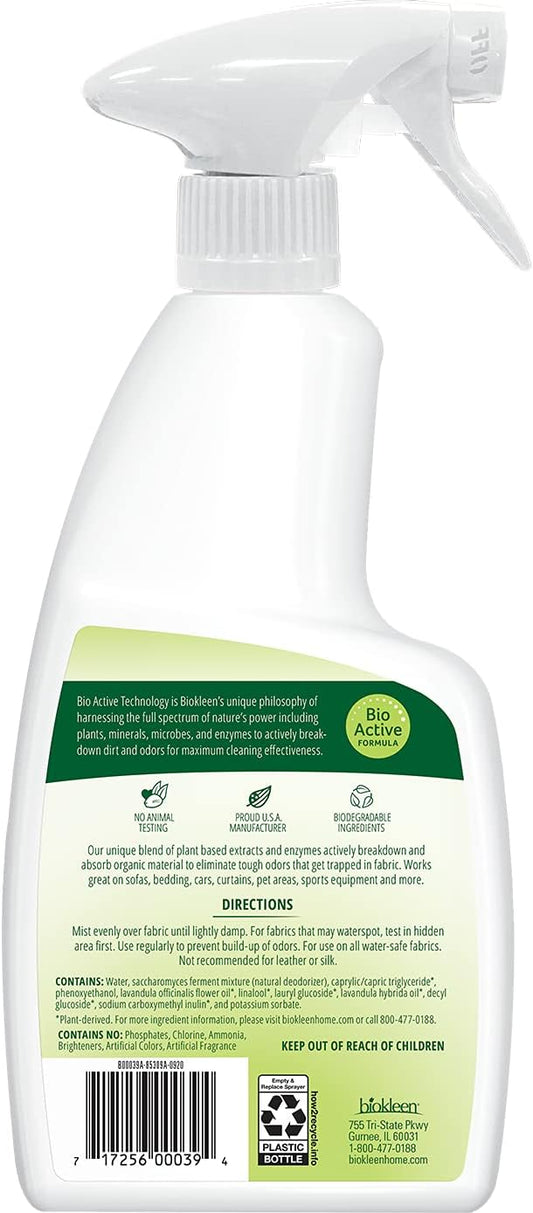 Biokleen Bac-Out Natural Fabric Refresher - Fresh Lavender - 16 Oz