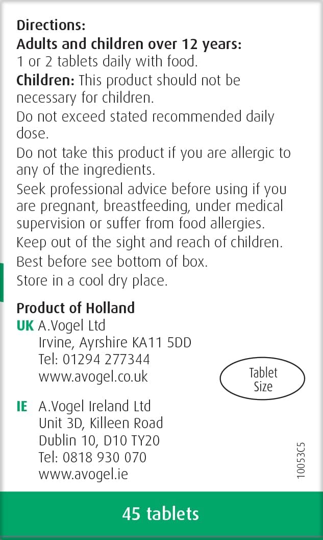A.Vogel Vision Complex | Eye Health Supplement | Rich in Lutein, Beta-Carotene & Zeaxanthin | Contains zinc | 45 Tablets : Amazon.co.uk: Health & Personal Care