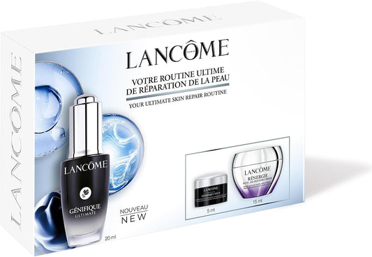 Lancôme Génifique Ultimate Discovery Set Includes Génifique Ultimate 20Ml, Génifique Yeux 5Ml And Rénergie H.P.N. 300-Peptide Cream, 15Ml