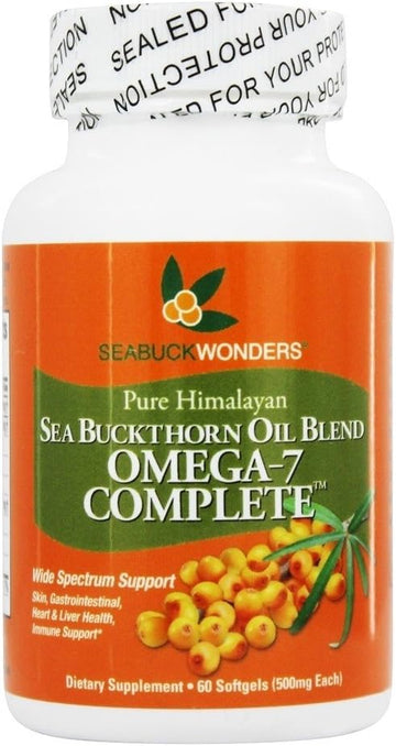 Seabuck Wonders Sea Buckthorn Omega 7 Complete - 500 Mg - 60 Softgels