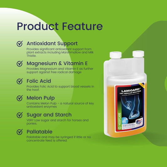 Equine America Horse & Pony Lamigard Liquid Supplement Solution : Amazon.co.uk: Pet Supplies