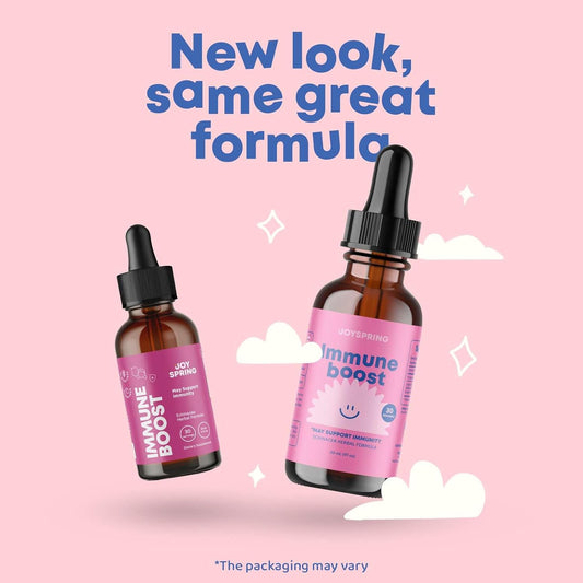 Joyspring Immune Drops - Kids’ Immunity Support Supplement (1 Fl Oz, 30 Servings) With Organic Elderberry Liquid, Echinacea, Oregon Grape Root & Orange Peel For Ages 2-16+ Years And Adults