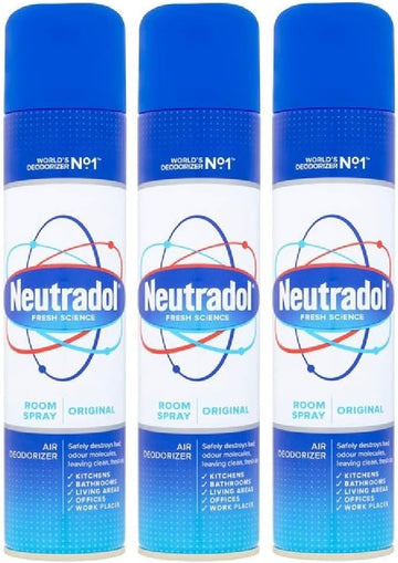 Neutradol Original Room Spray Odour Destroyer 300Ml - Pack Of 3