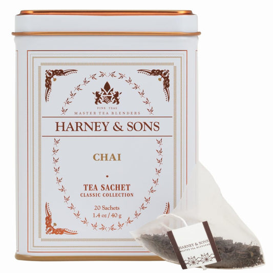 Harney & Sons Chai Tea, 20 Sachets | Classic Collection