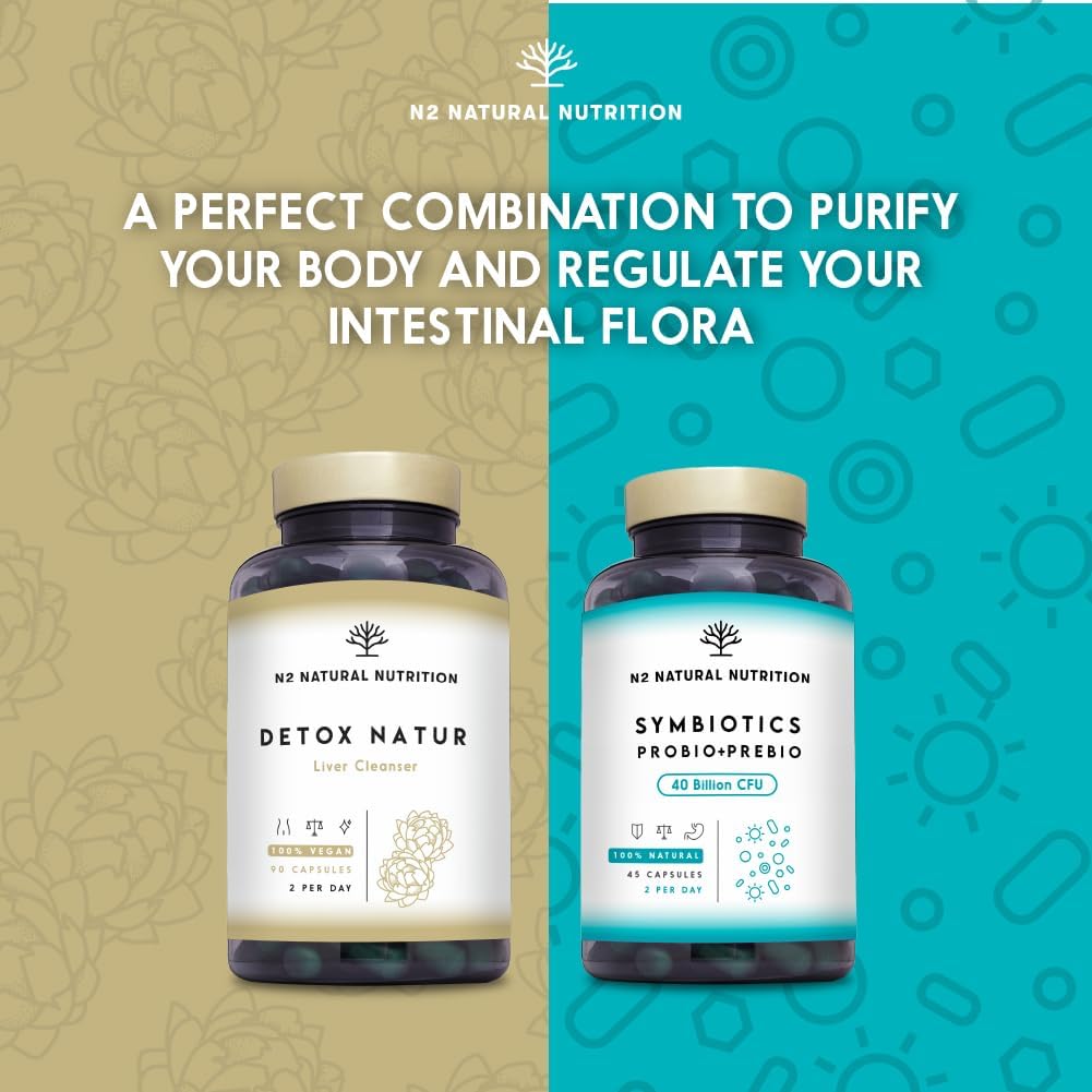Milk Thistle Detox Complex (38:1) 6840mg with Artichoke, Choline, NAC, and More. Liver Cleanse Detox and Repair, with, Vitamin B, Selenium and Burdock. 90 Capsules. Vegan. CE. N2 Natural Nutrition : Amazon.co.uk: Health & Personal Care