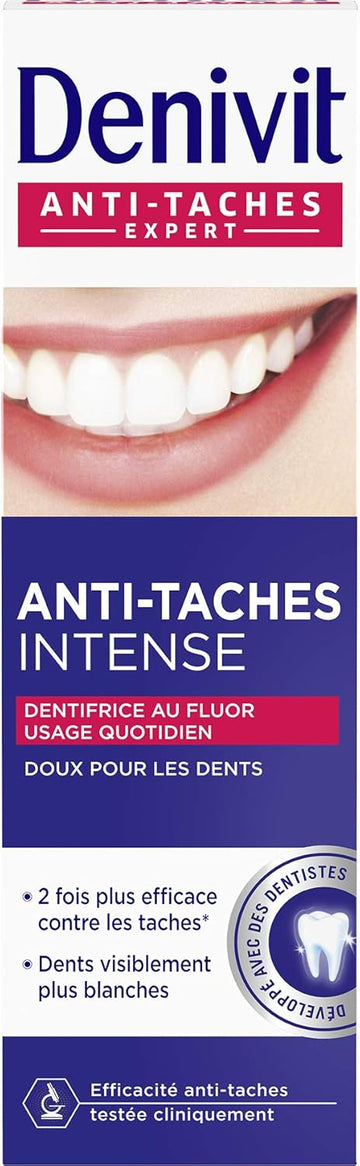 Denivit Dentifrice Anti Taches – 50 Ml – Lot De 2