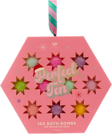 Yes Studio Bath Bomb Gift Set 10 Scented Bath Bombs 10 X 25G