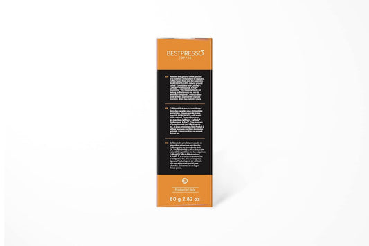 Bestpresso Coffee Capsules Compatible With Starbucks Verismo, Caffitaly, Cbtl, K-Fee Systems 80 Pods (Cremoso)