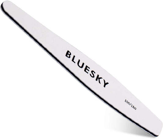 Bluesky Nail File, Curved, Professional Nail Tool For Gel Nails, Double Sided Dual Grade Grit 100/180, Emery Board, Manicure and Pedicure Accessories : Amazon.co.uk: Beauty