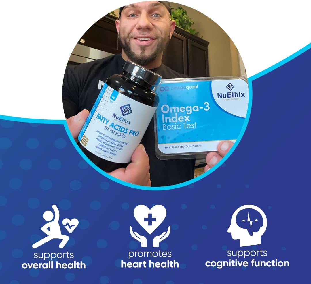 NuEthix Formulations Fatty Acids Pro EPA-DHA Fish Oil Dietary Suppleme