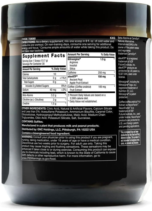 BEYOND RAW LIT | Clinically Dosed Pre-Workout Powder | Contains Caffei