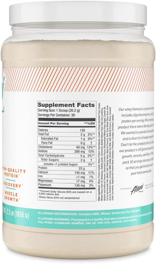 Alani Nu Whey Protein Powder Munchies | 23G Protein With Low Sugar & D