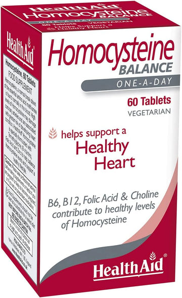 HealthAid Homocysteine - 60 Tablets : Amazon.co.uk: Health & Personal Care