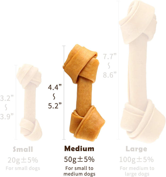 Afreschi Turkey Tendon And Chicken For Dogs, Premium All-Natural Joint Health Supplement Containing Calcium, Good For Puppy Chew, Puppy Treat, Hypoallergenic, Alternative To Rawhide (Medium)