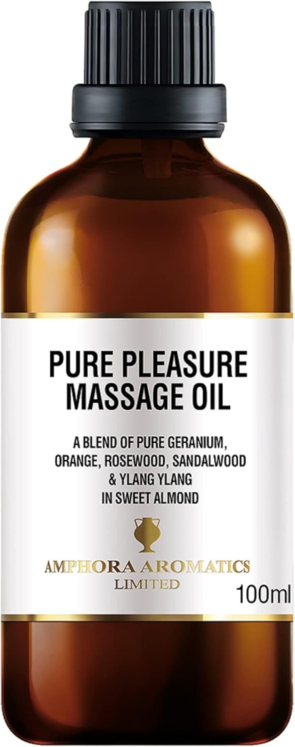 Amphora Aromatics Pure Pleasure Massage Oil 100ml - Glass : Amazon.co.uk: Health & Personal Care