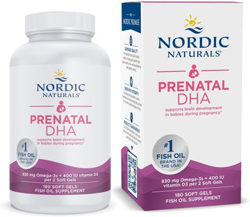 Nordic Naturals Prenatal Dha, Strawberry - 90 Soft Gels - 830 Mg Omega-3 + 400 Iu Vitamin D3 - Non-Gmo - 45 Servings