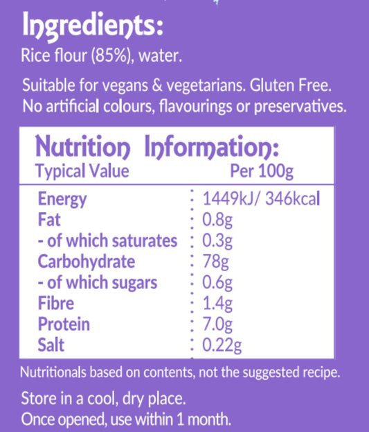 Thai Taste Rice Vermicelli Noodles Nests (200G) - Pack Of 2