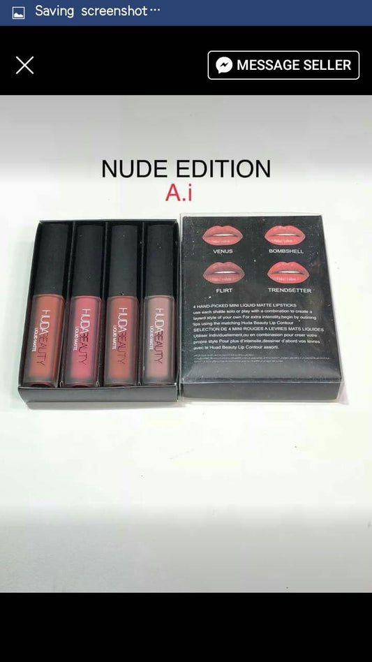 Huda Beauty The Nude Edition Liquid Matte Minis