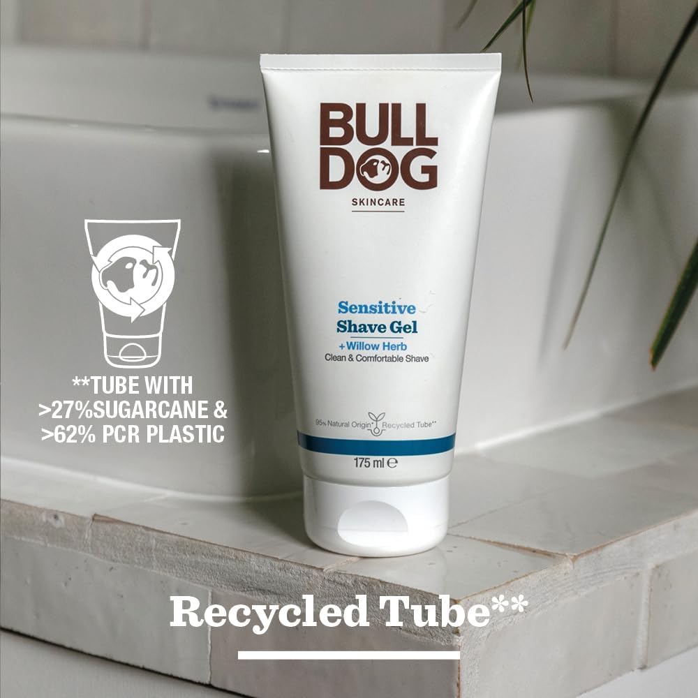 Bulldog Sensitive Shave Gel, 175ml, 2 Pack : Amazon.co.uk: Beauty