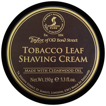 Taylor Of Old Bond Street Tobacco Leaf Shaving Cream Bowl, 5.3 Ounce : Beauty & Personal Care