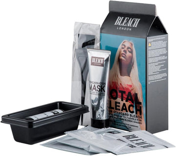 Bleach London Total Bleach Kit, At-Home Hair Bleach, Nourishing Treatment, Includes 30 Vol 9% Developing Lotion - Suitable For All Hair Types - Vegan & Peta-Approved (Complete Kit)