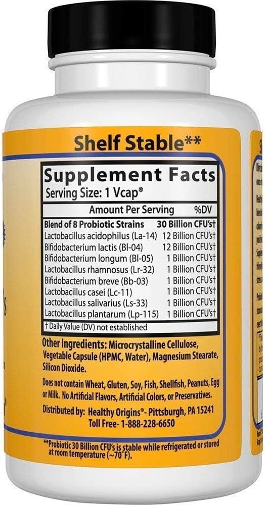 Healthy Origins Probiotic 30 Billion Cfu, 150 Vcaps