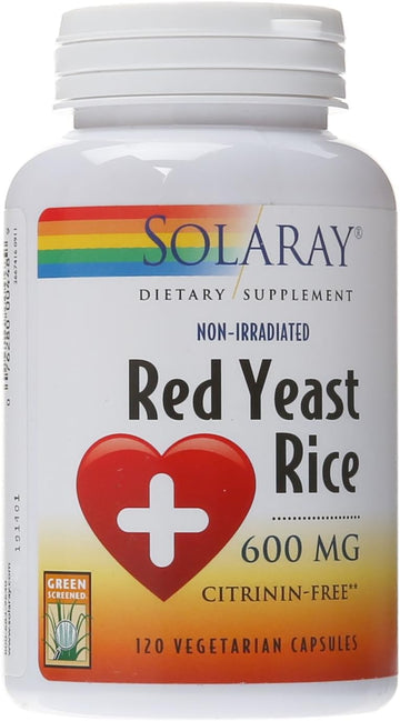 Solaray Red Yeast Rice, 600 Mg, 120 Count
