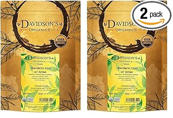 Davidson'S Organics, Mandarin Chai With Anise, Loose Leaf Tea, 16-Ounce Bag (Pack Of 2)
