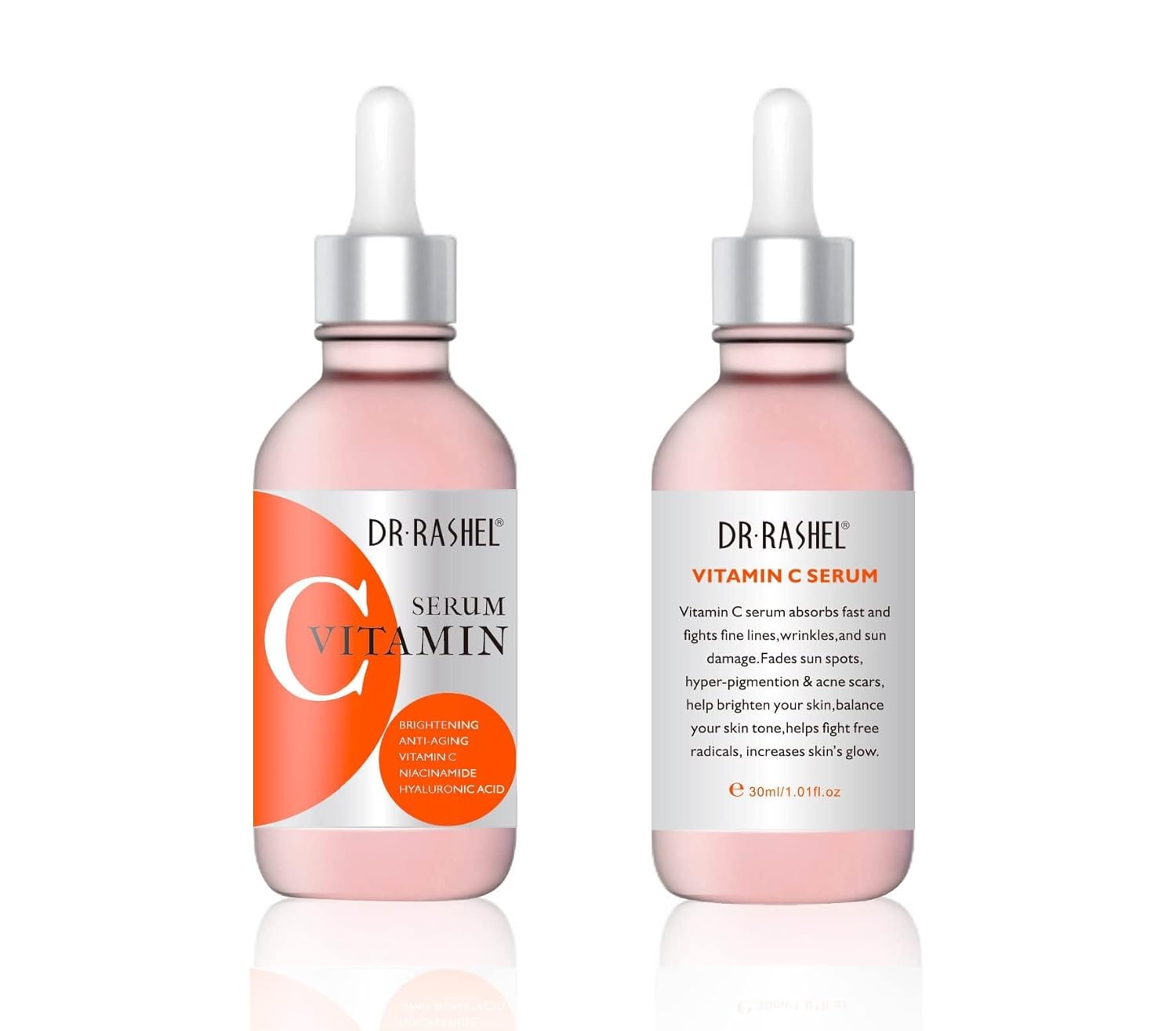 Dr Rashel Vitamin C, Retinol & Hyaluronic Acid Complete Facial Serum Moisturizing Repair Set, Size (1.01 Oz X 3 Pack Face Serum) : Beauty & Personal Care