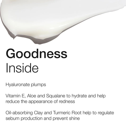 Natio Australia Clear Shine Control Face Moisturiser, 125 Ml - Hydrating Face Cream - Vitamin E, Aloe - Matte Face Lotion For Oily, Acne Prone Skin