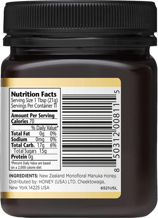 Manuka Doctor - Mgo 525+ Manuka Honey Monofloral, 100% Pure New Zealand Honey. Certified. Guaranteed. Raw. Non-Gmo (8.75 Oz)