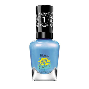 Sally Hansen Miracle Gel™, Summer Camp Dockside Dreaming, Long Lasting, Gel-Like Formula, No Uv Lamp Needed, Blue Nail Polish