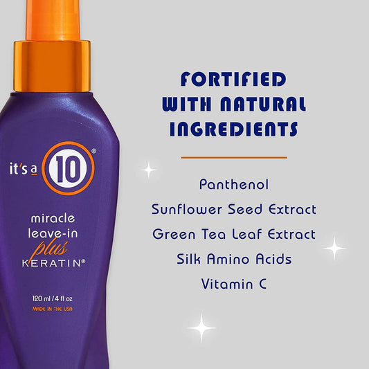 It'S A 10 Haircare Miracle Leave-In Plus Keratin, 2 Fl. Oz