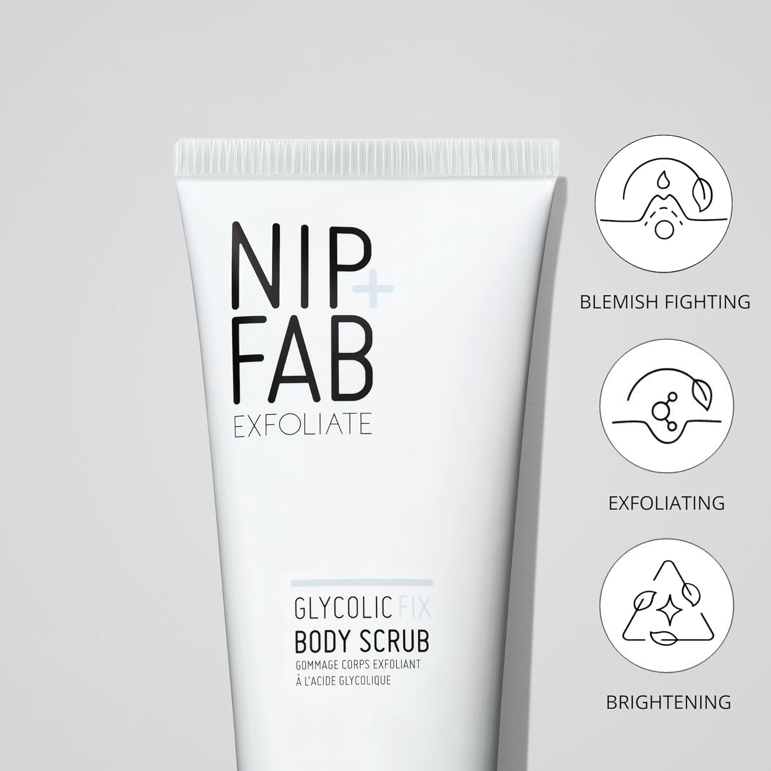Nip + Fab Glycolic Fix Body Scrub, Made in the UK, Exfoliating Treatment with Glycolic Acid, 6.76 oz (200 ml), Smooths and Refines Skin, Ideal for Rough and Bumpy Skin, For Radiant Skin : Amazon.co.uk: Beauty