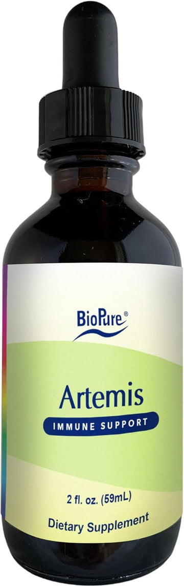 Biopure Artemis – Herbal Extract Of Artemisia Annua Or Sweet Wormwood With Bioactive Compounds For Immune System, Gut Health, Genitourinary Function, Microbiome Balance, & Overall Wellness – 2 Fl Oz