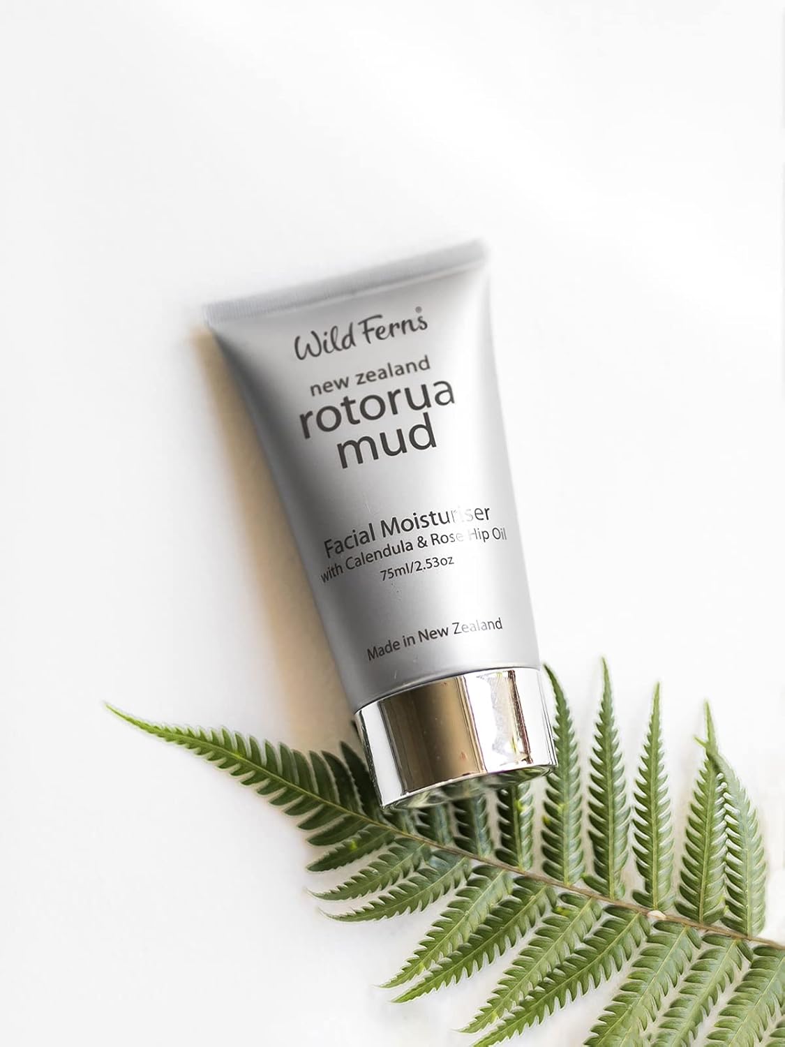 Wild Ferns Rotorua Mud Facial Moisturiser With Calendula & Rosehip Oil, 75Ml