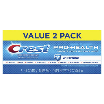 Crest Pro-Health Whitening Power Toothpaste, 4.6Oz, Twin Pack