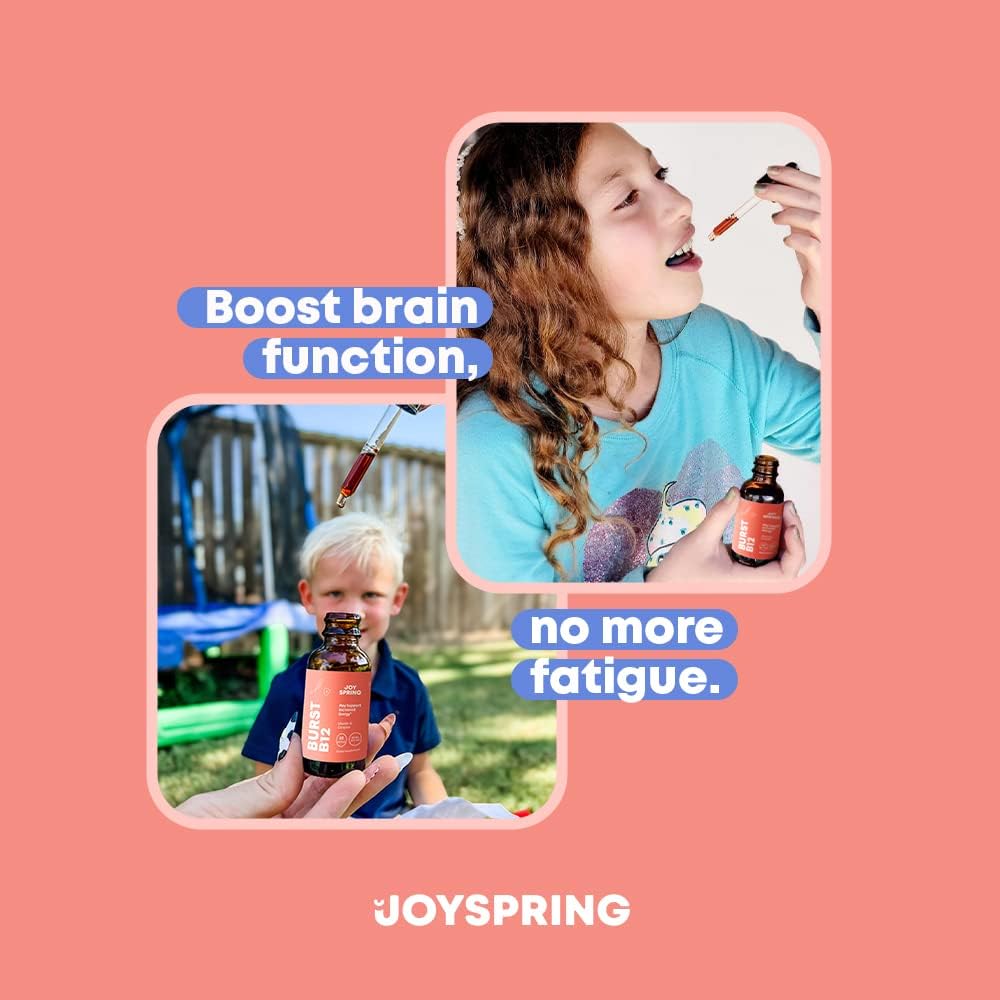 Liquid B Complex for Kids - Kids B Complex B2, B6, B12 & B5 - Vitamin B Complex Liquid May aid in Immunity & Mood - Sugar Free B Complex Vitamin Supplement for Kids & Adults - Vitamin B12 60 Servings : Home & Kitchen