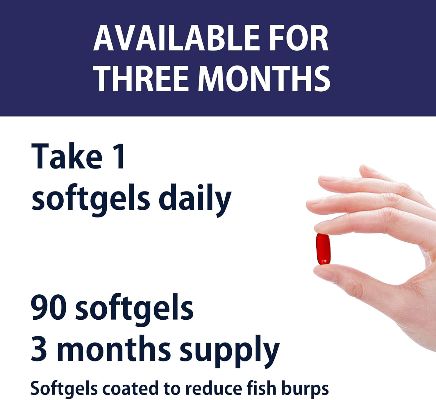 Dr. Brian Royal Red Omega 3 1200, Fish Oil Supplement With Epa And Dha Omega3 Fish Oil Contain Vitamin D,E Omega-3 Support For Physical Health - 90 Soft Gels : Health & Household