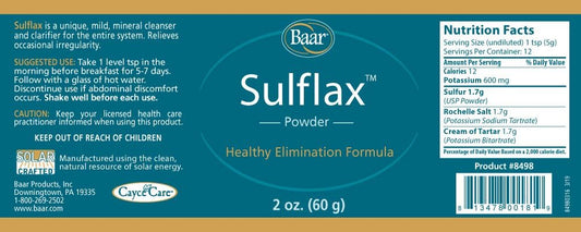 Baar Sulflax Powder, 2 Ounces