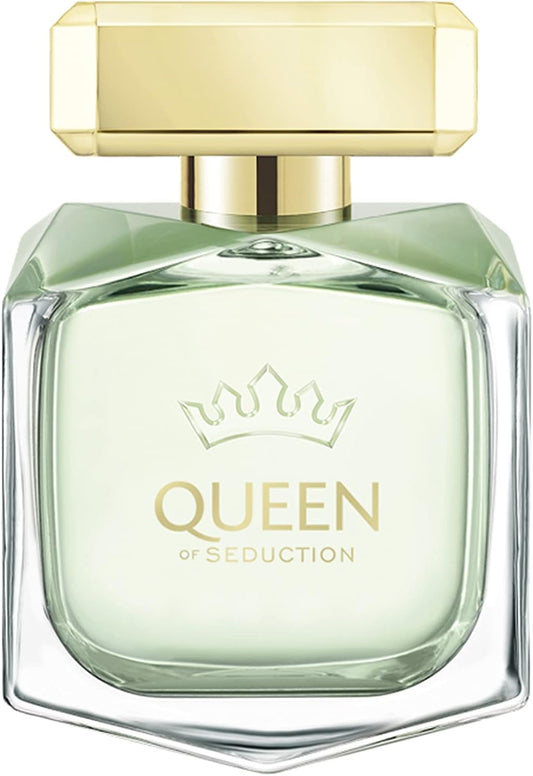 Banderas Perfumes - Queen Of Seduction - Eau De Toilette For Women - Long Lasting - Romantic And Charming Fragance - Floral With Marine Notes - Ideal For Day Wear - 50 Ml