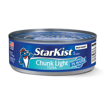 Starkist Chunk Light Tuna In Water, 5 Oz Can, Pack Of 48