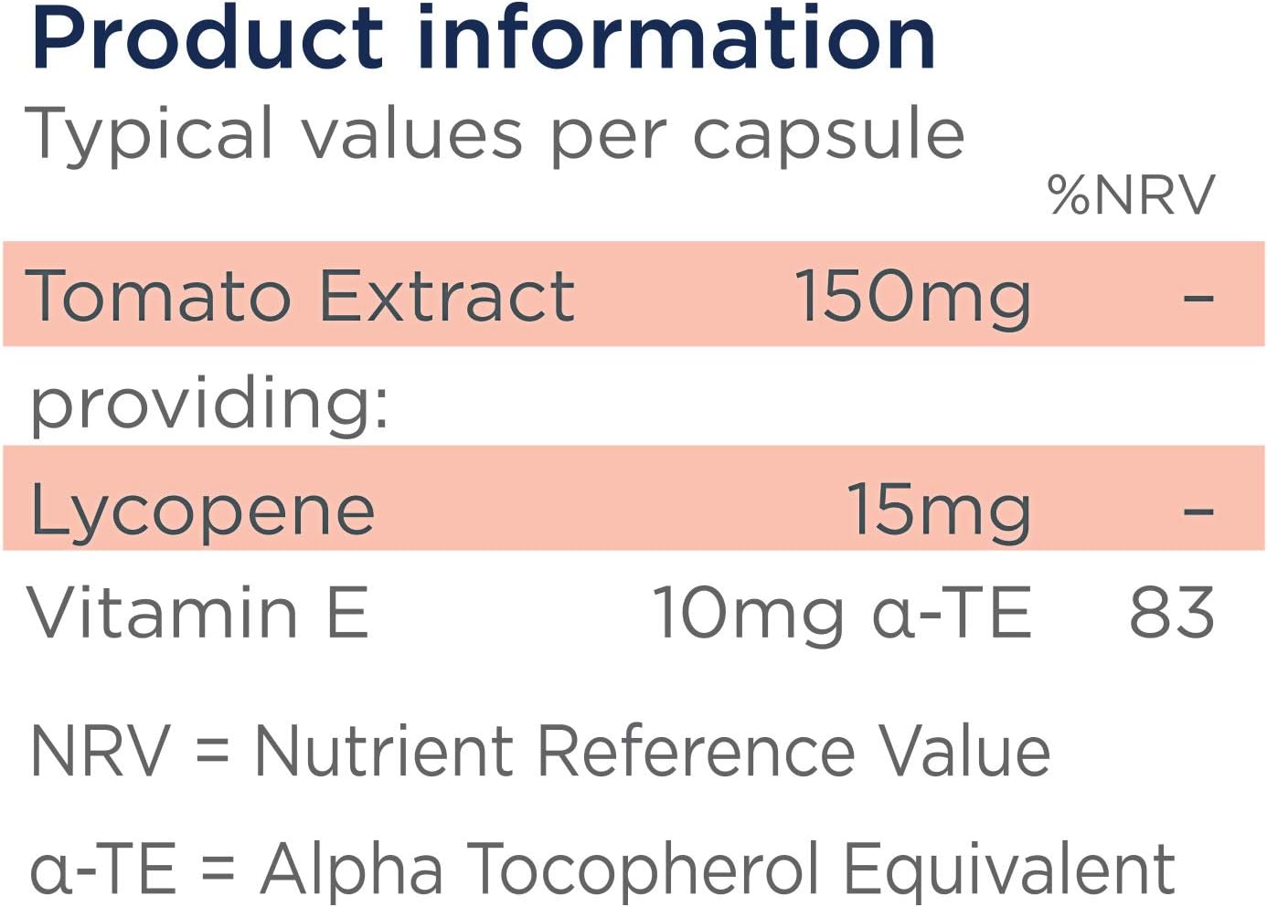Healthspan Lycopene for Men's Health 15mg (2 Months Supply) | Natural Source Lycopene with Vitamin E | Rich in Tomato Phytonutrients | Non-GMO Tomatoes | Vegan : Amazon.co.uk: Health & Personal Care