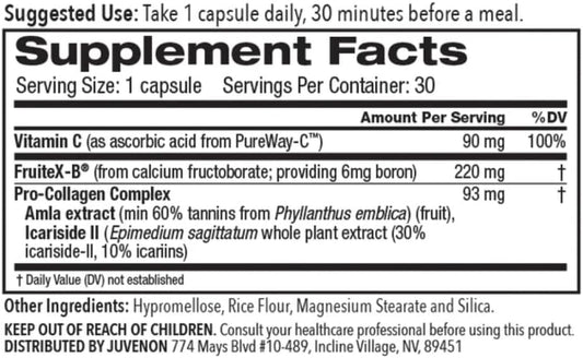 Juvenon Nuvoflex | Joint Support Supplement With Glucosamine, Chondroitin, Vitamin K, B, And Voltaren Enhancements - Mobility & Relief (30 Capsules)