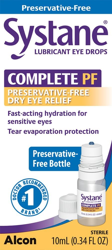Systane Complete Pf Multi-Dose Preservative Free Dry Eye Drops 10Ml