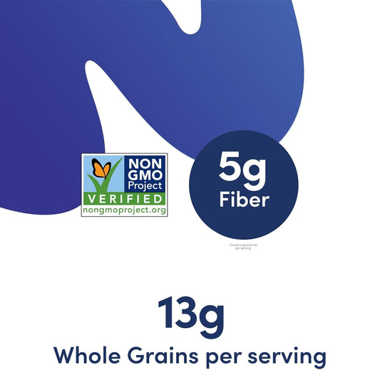 Kashi Cold Breakfast Cereal, Vegan, Organic Fiber, Blueberry Clusters, 13.4Oz Box (1 Box)