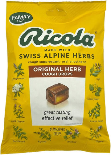 Ricola Natural Herb Cough Drops 50 Each (Pack Of 3)