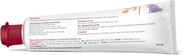 Red Seal Toothpaste For Kids Non Fluoride & No Sls Or Parabens β Mild Banana Peach Bubblegum Low Mint Flavor, Safe To Swallow Cavity Low Abrasive Remineralizing Toothpaste For Children (2 Pack)
