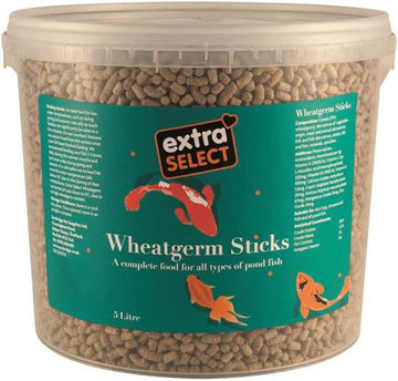 Extra Select Wheatgerm Sticks Complete Fish Food Tub, 5 Litre05Sbwgs5